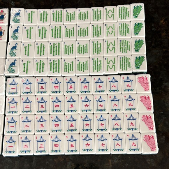Colorful Mahjong Tile Set - Picture 2 of 5